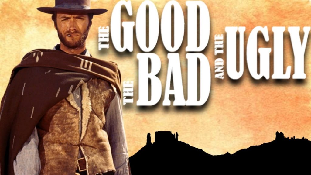 A billboard of the Clint Eastwood movie 'The Good, the Bad, and the Ugly' used to highlight the good, bad, and ugly in computer commenting.
