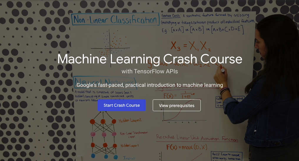 Google crash course on machine learning
